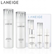 LANEIGE 兰芝 臻白晶透水乳护肤品套装礼盒(细肤水120ml+乳100ml+精华7ml+水15ml+乳15ml) 165元（需付定金30元，6月1日0点付尾款）