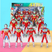 25日0点：励嘉 儿童玩具 奥特曼百变超人套装 关节可动 9个中号 181-70