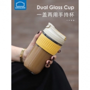 乐扣乐扣 玻璃咖啡杯 350ml/500ml