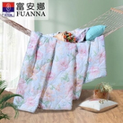 全尺寸同价，磨毛亲肤，轻盈透气可水洗：富安娜 夏凉空调被 1.2~1.8米