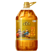 中粮旗下顶级花生油 福临门 家香味沂蒙土榨花生仁油 5L