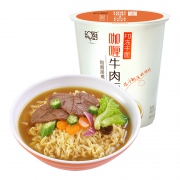 京东PLUS会员：HeChu和厨 咖喱牛肉面 71g*17件