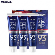 预售！MEDIAN 麦迪安 93%牙膏防蛀原味蓝色120g *3支 28元（需付定金5元，6月1日0点付尾款）