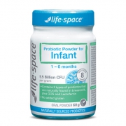 18日0-1点：life space 新生宝宝益生菌粉 1-6个月 60g