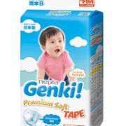 88VIP！nepia 妮飘 Genki 婴儿纸尿裤 M64片
