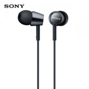 25日0点：SONY 索尼 MDR-EX155AP 入耳式有线耳机 黑色