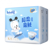 瞬吸锁水防反渗！BoBDoG 巴布豆 超柔亲肤系列 纸尿裤 XL22片
