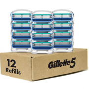 国内299元！Gillette 吉列 锋隐5 剃须刀头 12件装  直邮含税到手146.44元