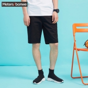 限尺码：Meters bonwe 美特斯邦威 252336 男士 休闲短裤*2件