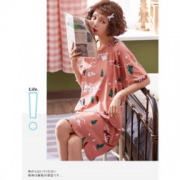 宽松舒适！卓贝萱 女士夏季睡衣两件套 19.9元（包邮，需用券）