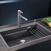 国内8499元！BLANCO 铂浪高 ETAGON 8 花岗岩水槽单槽 525178  含税直邮到手￥3557.42
