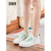 Semir 森马 女士色拼接运动小白鞋