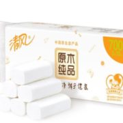 清风 原木纯品 无芯卷纸 3层70克10卷