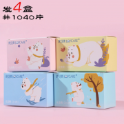 湿敷专用！JOYCARE 优可柔 薄款湿敷棉 4盒装 共1040片 10.9元包邮（需用券）