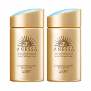 20日10点、黑卡会员！ANESSA 安热沙 金钻防晒露小金瓶 60ml*2