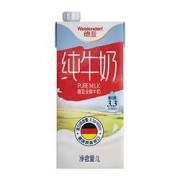88VIP：Weidendorf 德亚 全脂牛奶 1L*18件