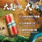 新疆啤酒 新年牛罐 500mlx12瓶 大红乌苏啤酒