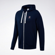 1日0点、618预告：Reebok 锐步 DT8128 CL F FULL ZIP HOODIE男子连帽卫衣