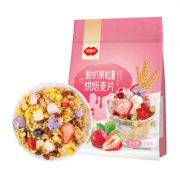88VIP！FUSIDO 福事多 草莓酸奶果粒烘培燕麦片 400g