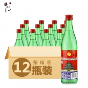 中华老字号：500mlx12瓶 牛栏山 二锅头 56度纯粮清香型白酒
