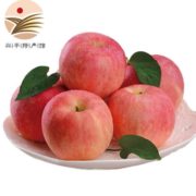 PLUS会员！苹果红了 红富士苹果 果径75-80mm 带箱5斤装 9.9元（需买2件，共19.8元包邮）