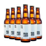 京东PLUS会员：京A 阿白小麦比利时风味精酿啤酒 330ml*6瓶*3件