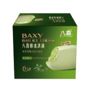 限地区！BAXY 八喜  冰淇淋 巧克力脆皮八喜棒62g*6支 绿茶口味