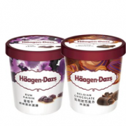 88VIP！Häagen·Dazs 哈根达斯  冰淇淋 葡萄朗姆酒 392g+巧克力392g