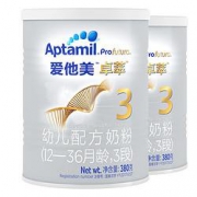 Aptamil 爱他美 卓萃系列 白金版 幼儿奶粉 国行版 3段 380g*2罐
