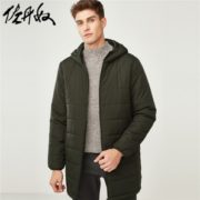 连帽加厚！GIORDANO 佐丹奴 01078670 男士大衣
