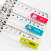 M&G 晨光 96079 波浪透明尺 15CM*4把装