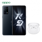 22点：OPPO K9  8+128G 黑桃K 双模5G手机    无线耳机套装