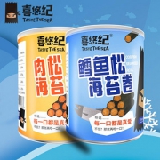 【喜悠纪】海苔卷夹心脆90gx3罐装