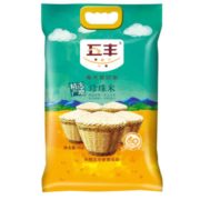 弹软适口！五丰 精选珍珠米圆粒米 5kg