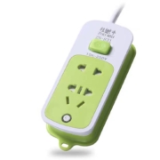 柱牛 无USB 3多孔插排 1500w 1m