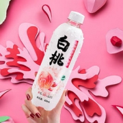 秋林苏 白桃味苏打气泡水 450ml*12瓶*2件