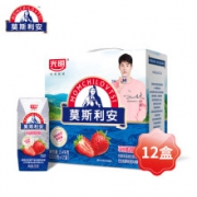 光明 莫斯利安 草莓酸酪风味酸牛奶200g*12礼盒装