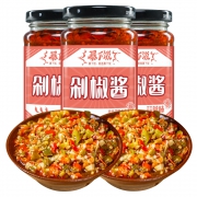 吉香居 暴下饭 蒜蓉剁椒酱250g*3瓶