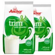 Anchor 安佳 脱脂奶粉 400g*2袋 59.8元包邮