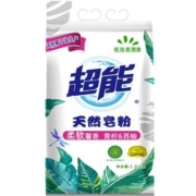 超能 皂粉 亲肤香氛 1.6kg+ 得宝(Tempo) 棉柔巾 7抽*1包
