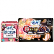 Sofy 苏菲 弹力贴身日用+超熟睡柔棉感夜用组合420mm+230mm 18片组合装