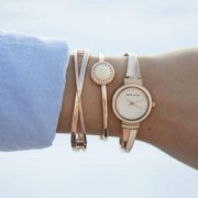 Anne Klein 安妮·克莱恩 AK/3292BKST 施华洛世奇水晶 女士手镯手表套装 到手￥255.75