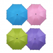 虾选 芭芭农场 黑胶8股 遇水开花 晴雨伞