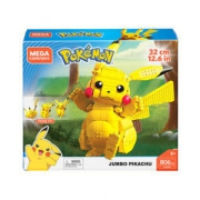 MEGA BLOKS 美高 FVK81 儿童积木拼插玩具 巨形皮卡丘