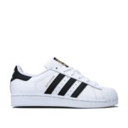 36码！adidas Originals 三叶草大童款Superstar 金标贝壳头