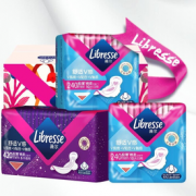 Libresse 薇尔 日夜组合卫生巾套装（日用24cm*10片*2+超长夜用42cm*6片+赠维达纸巾*8包）