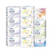 61开门红预告、88VIP：ABC 绵柔亲肤卫生巾 日夜组合套装 11包 82片*3件