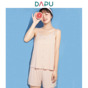 限尺码：DAPU 大朴 蕾丝吊带睡衣套装