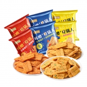 卜珂 豆香小锅巴 三口味 薯片60g*6/盒