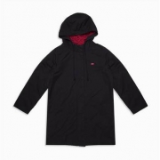 Levi's 李维斯 75710-0001 女士黑色休闲连帽加厚夹克外套*3